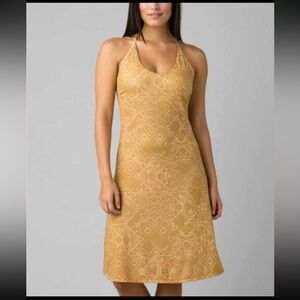 prAna Opal Racerback Dress Toffee Tiles